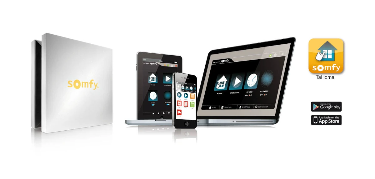 sistema smart home somfy en málaga para cortinas inteligentes